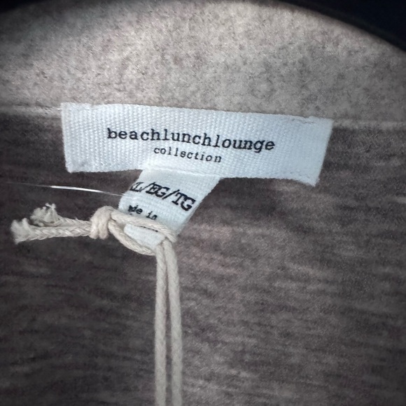 New Beachlunchlounge Oatmeal Button-Up Jacket size XL - Picture 4 of 8